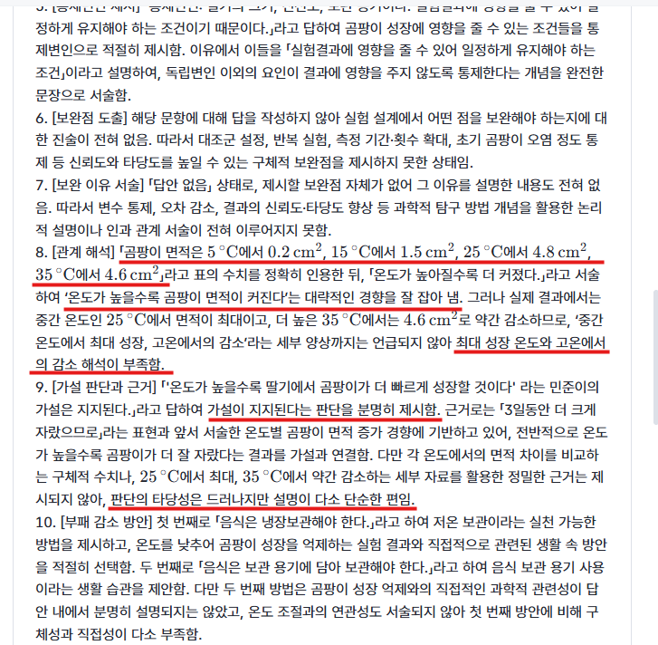 채점 근거